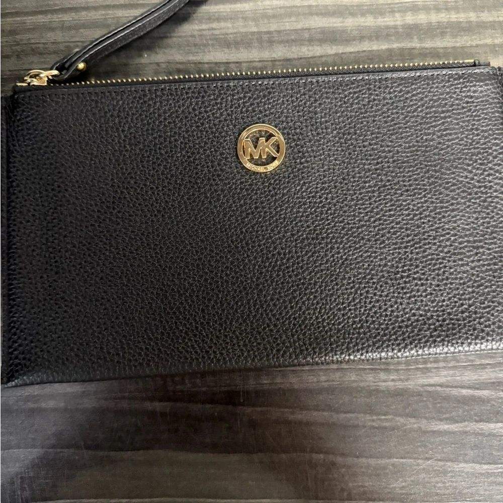 Michael Kors Black Wristlet